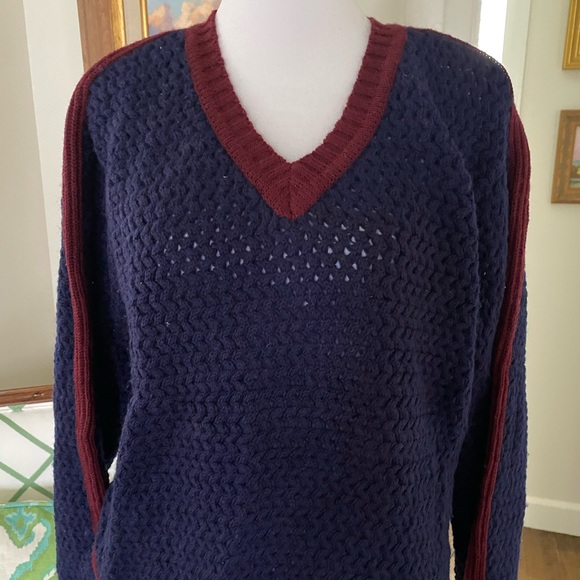Vintage Christian Dior Cableknit Sweater M - Picture 2 of 2